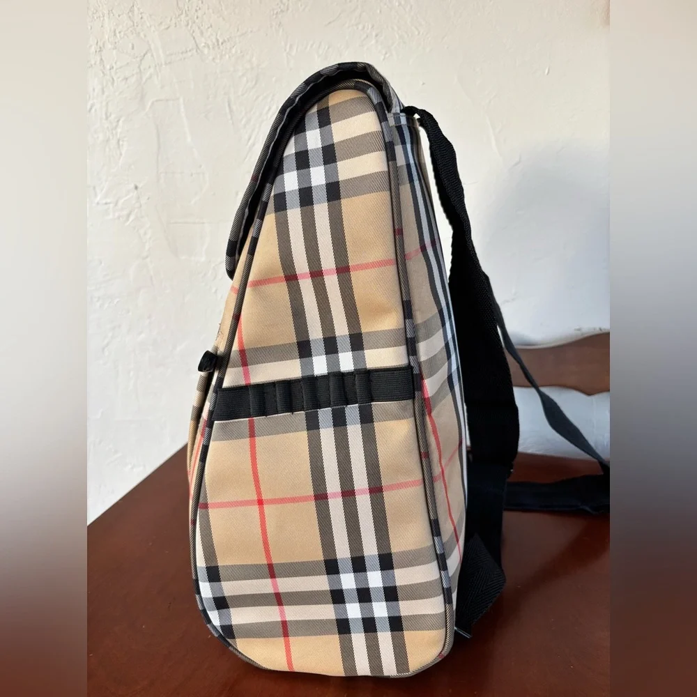 Authentic Burberry Nova Check Golf Backpack -‎ EUC